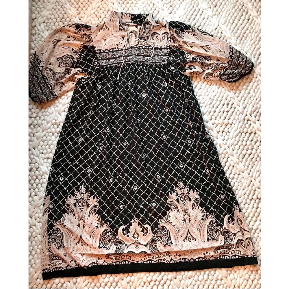 Vintage JSE Inc California semi-sheer dress - Picture 2 of 3